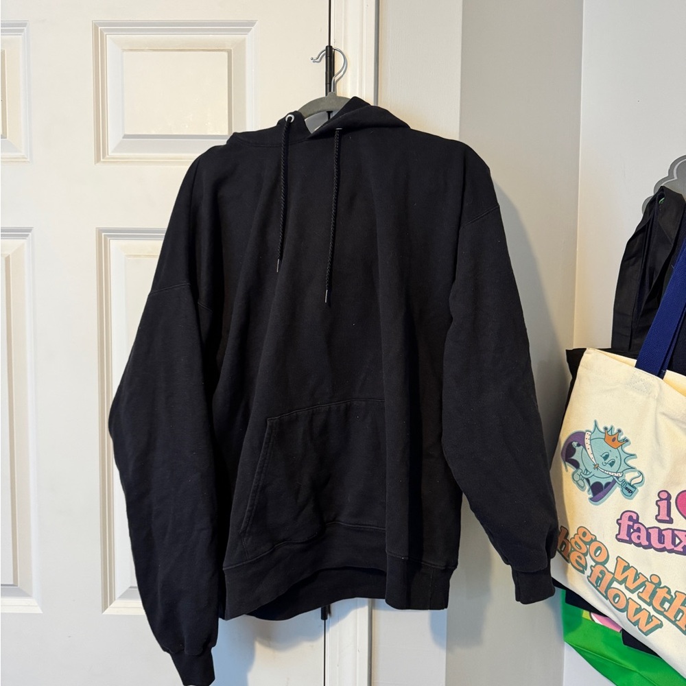 Hanes EcoSmart Black Hoodie